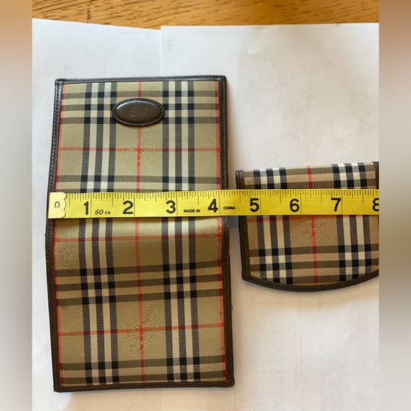 Burberry Nova Check/Leather Card/snap wallet 🔥Hers/His? Excellent Condition🔥 - Picture 5 of 7